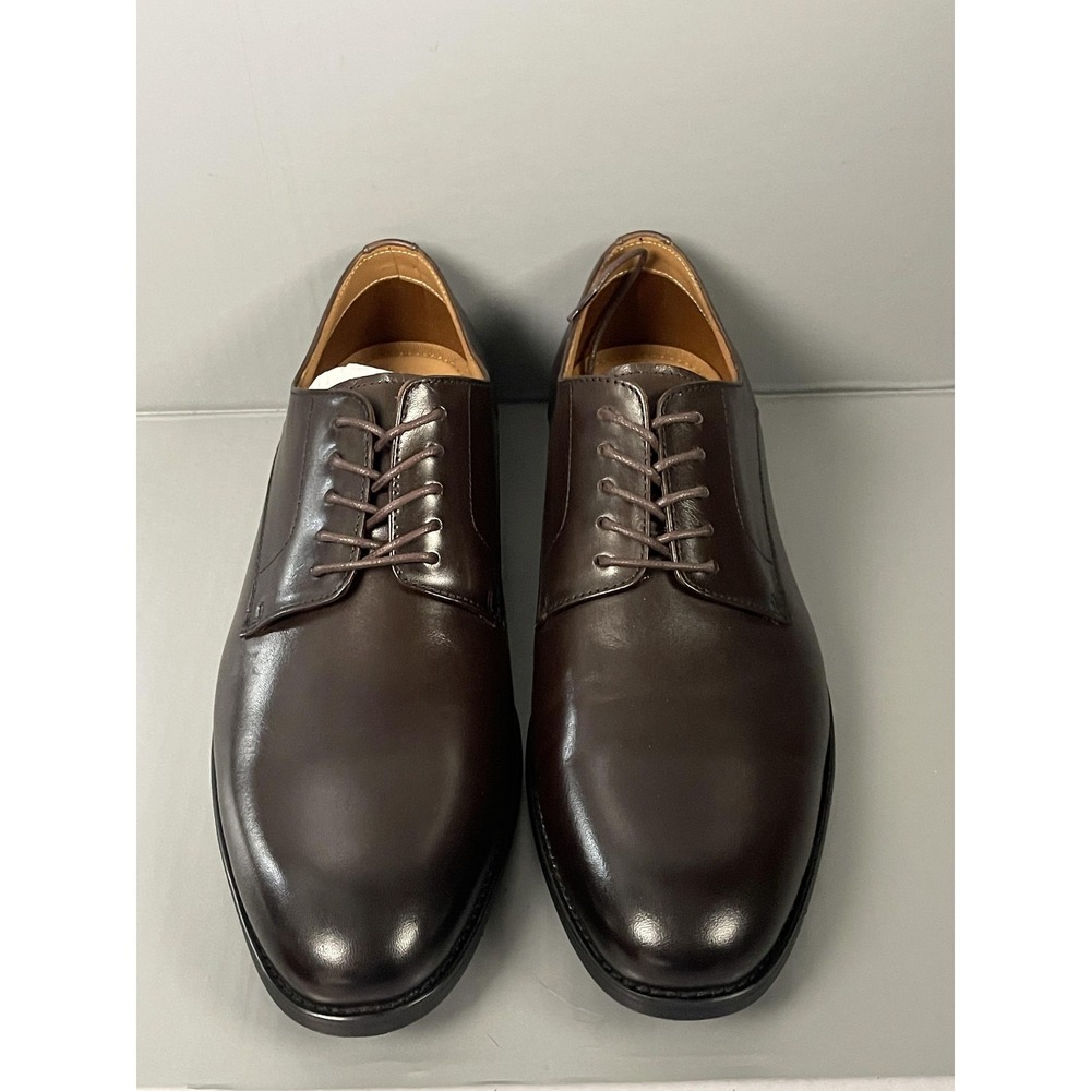 Steve Madden Daxtin Shoes Mens Size 9 Brown Leather Derby Dress Formal - Picture 3 of 10